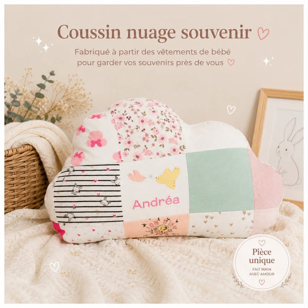 coussin nuage souvenir