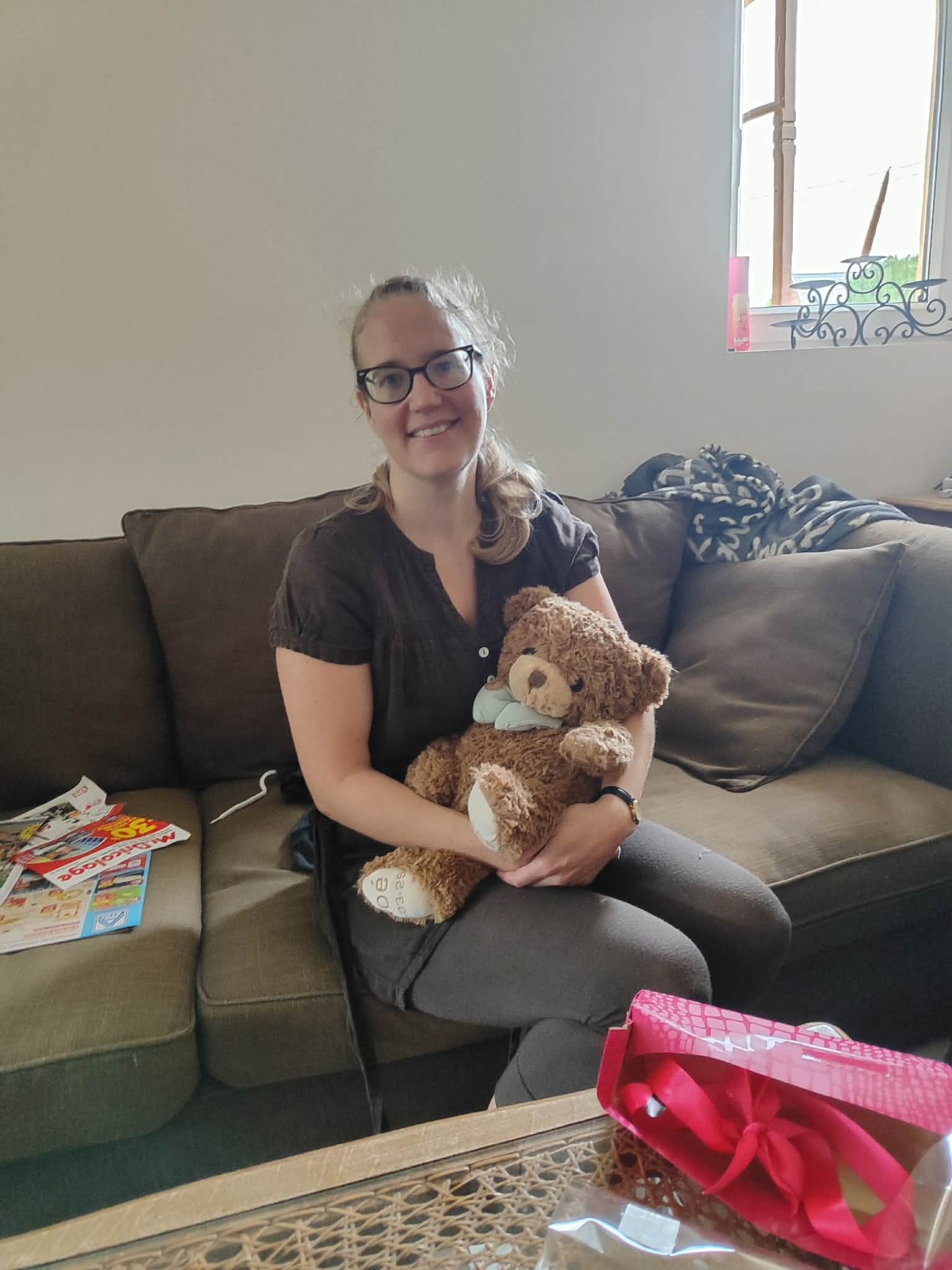 Peluche au poids et à la taille de bébé
